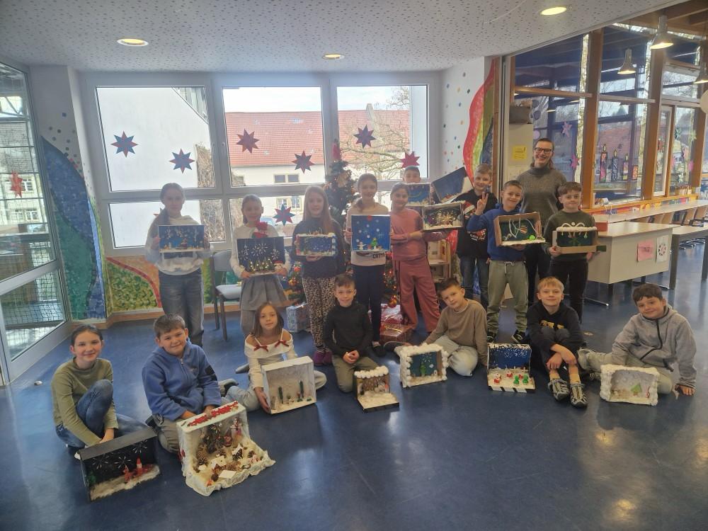 Winterlandschaft im Schuhkarton